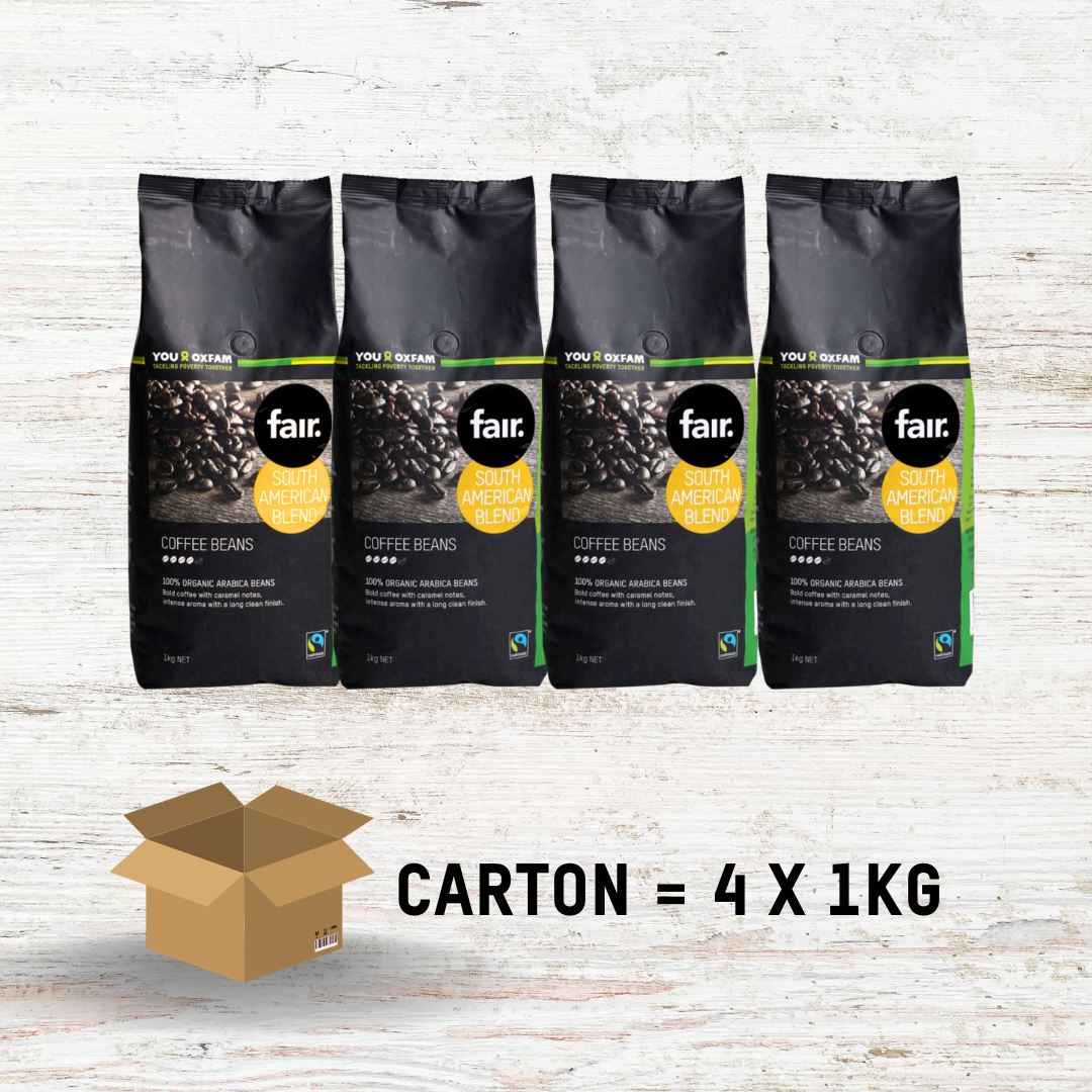Carton South American 1kg beans Fair Coffee