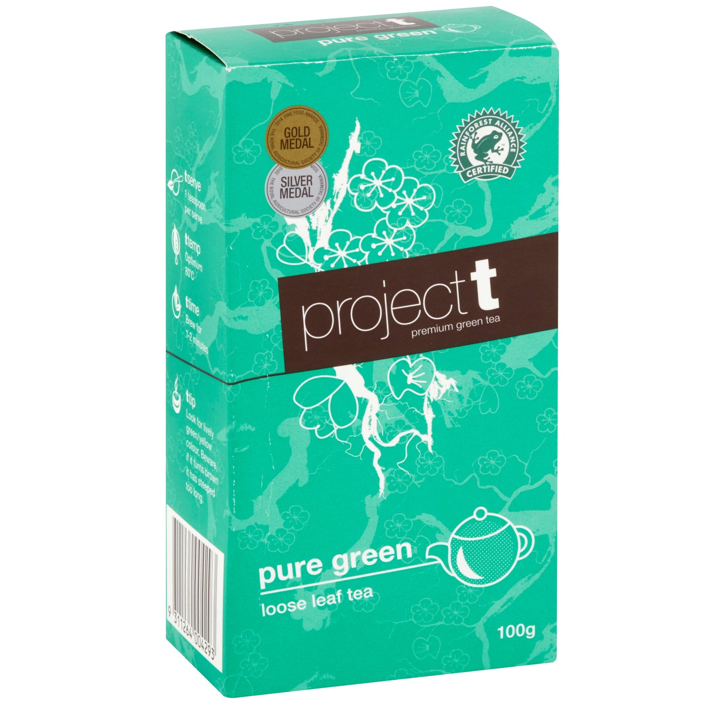 Project T Pure Green Loose Leaf Tea 100g Fair Coffee