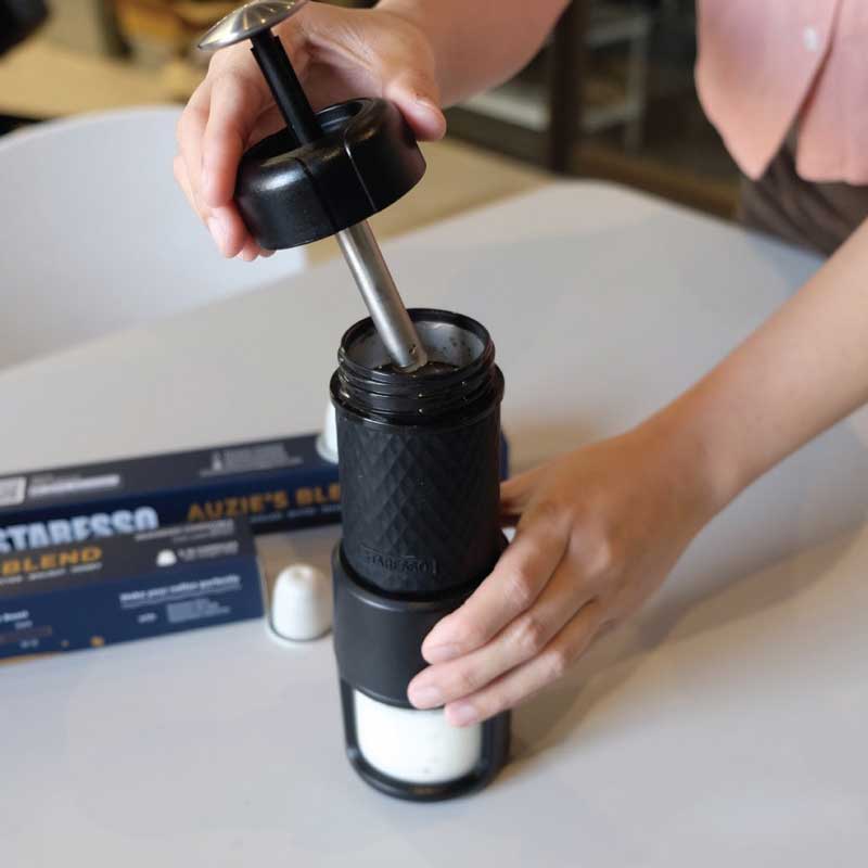 STARESSO Espresso Coffee Maker Basic SP-200 (BLACK) Keep Cup Oxfam fair