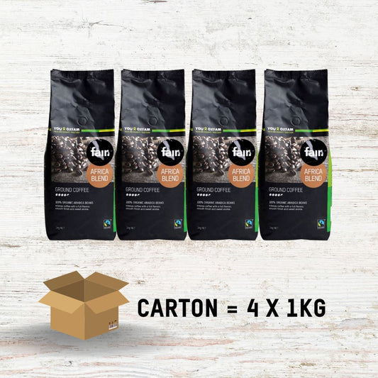 Carton Africa 1kg ground Fair Coffee 