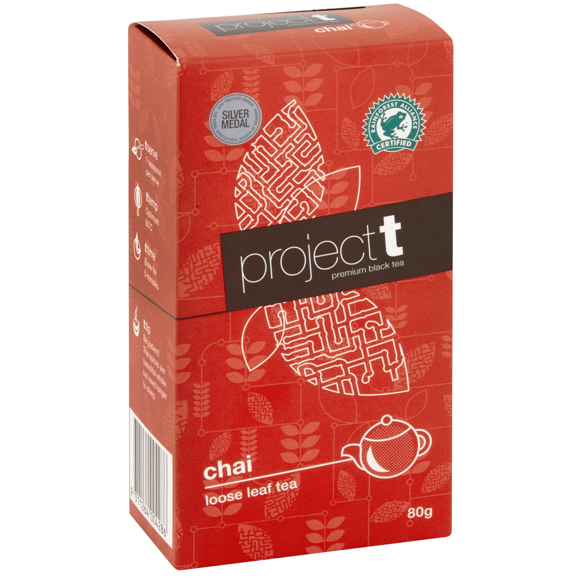 Project T Chai Loose Leaf Tea 80g – Fair Coffee