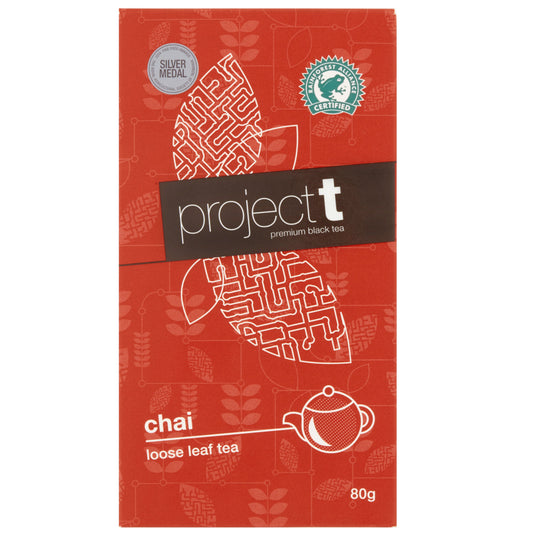 Project T Chai Loose Leaf Tea 80g Fair Coffee 