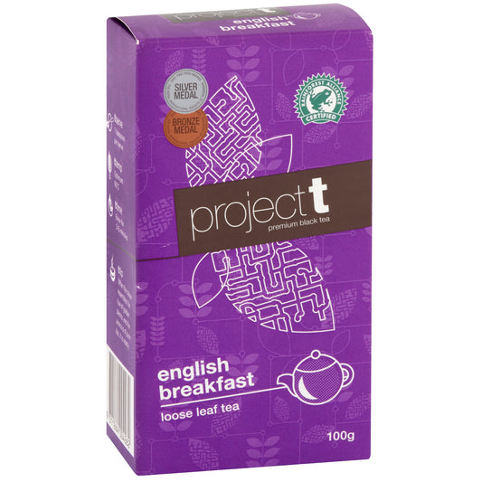 Project T English Breakfast Loose Leaf Tea 100g Fair Coffee 