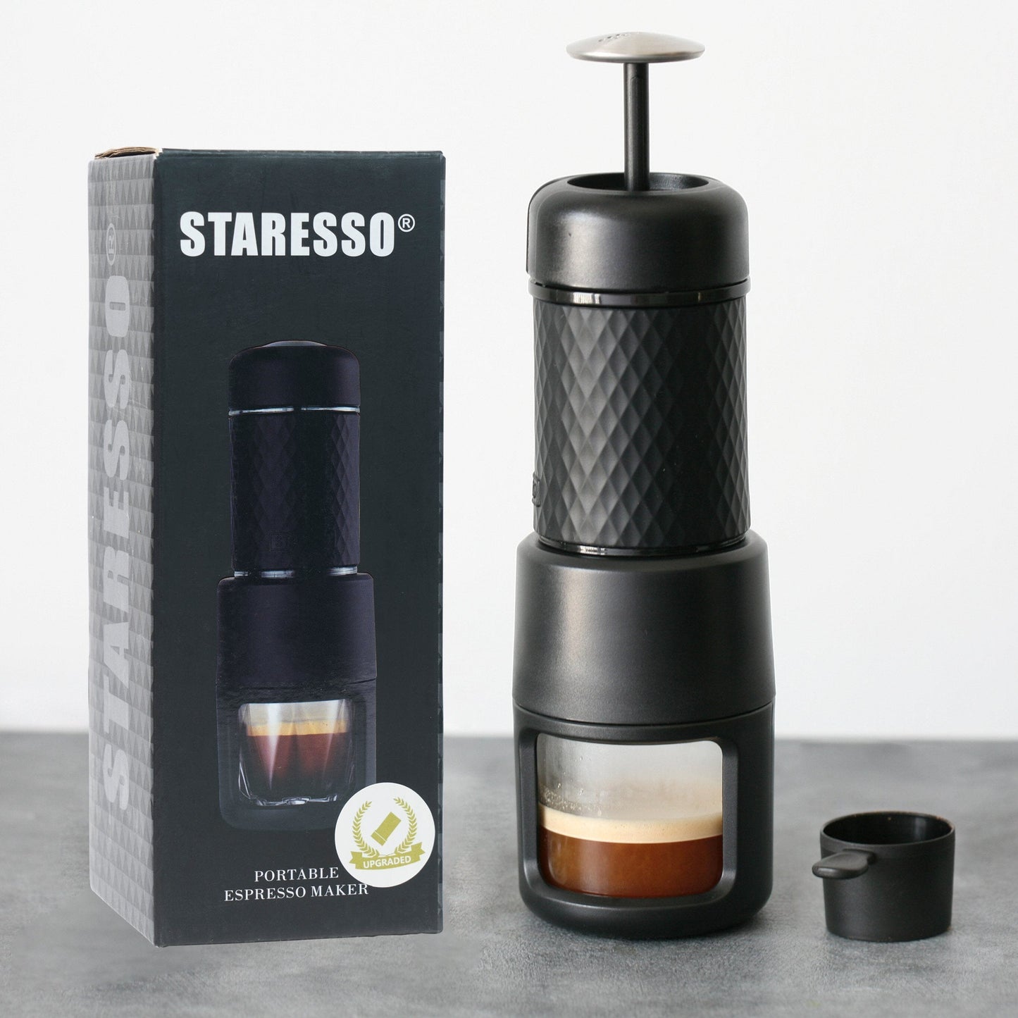 STARESSO Espresso Coffee Maker Basic SP-200 (BLACK) Keep Cup Oxfam fair 