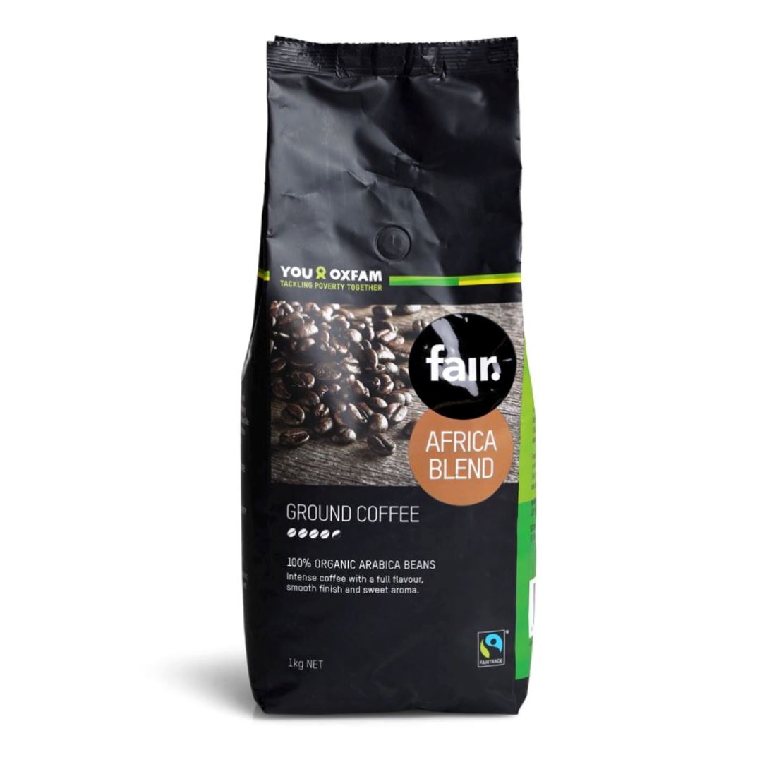 Oxfam fair Africa Blend Fairtrade Ground Coffee 1kg