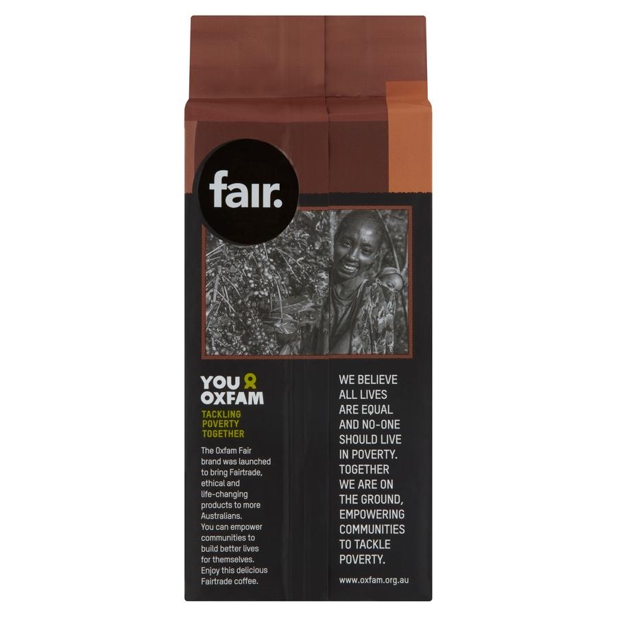 Oxfam fair Ethiopia Blend Certified Organic Ground Coffee 250g