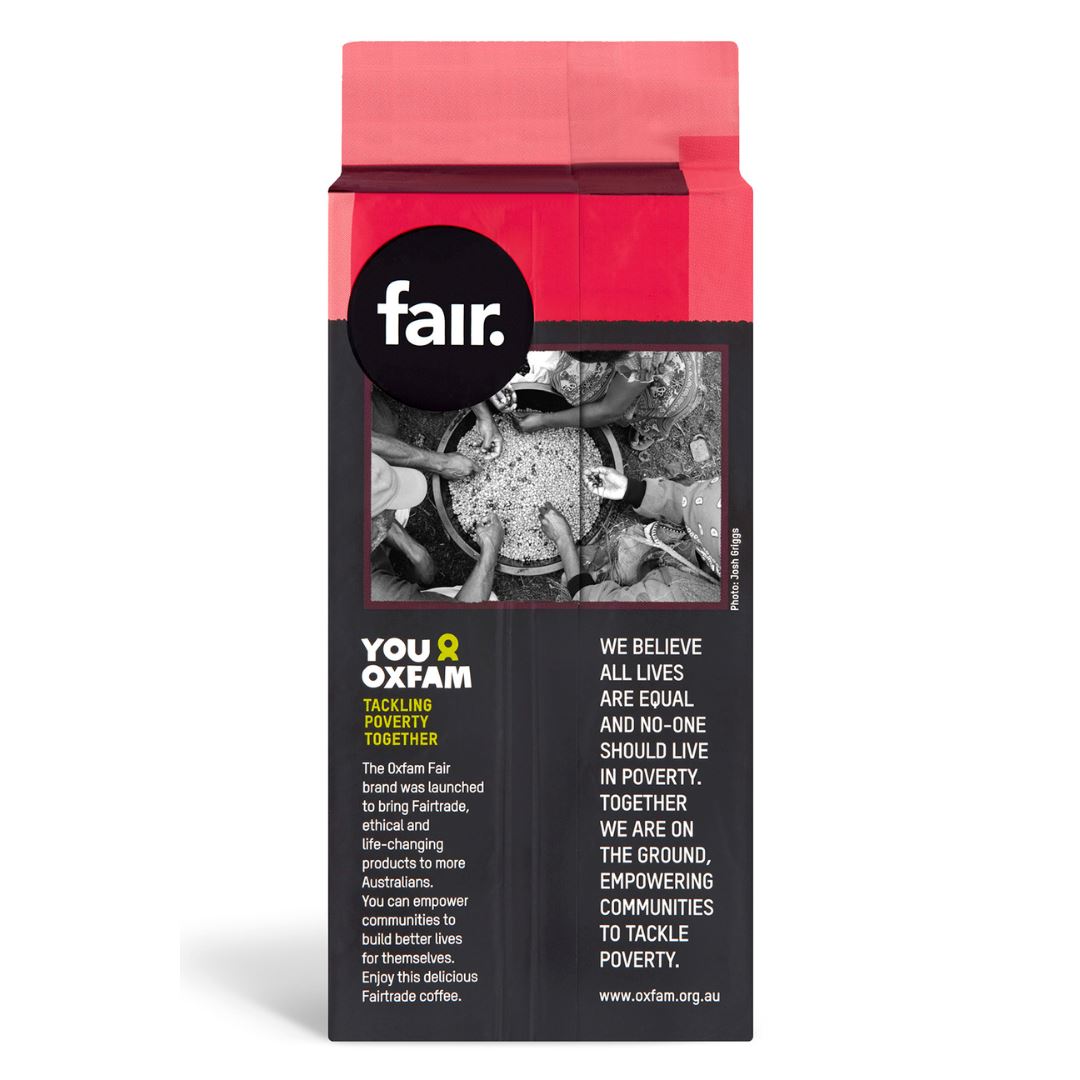 Oxfam fair World Blend Fairtrade Organic Ground Coffee 250g